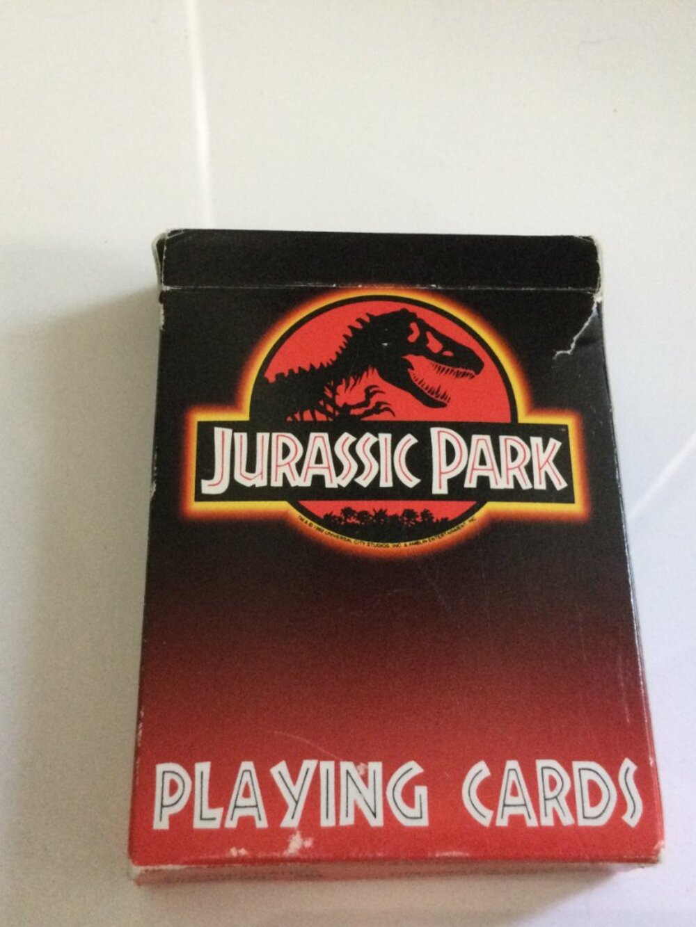 Jurassic Park Playing Cards Complete Set Opened Box